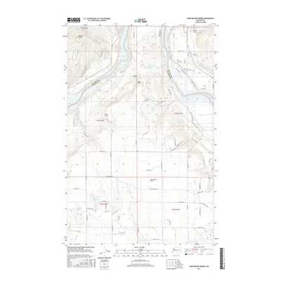 2017 Map of Four Mound Prairie, 2017 Print