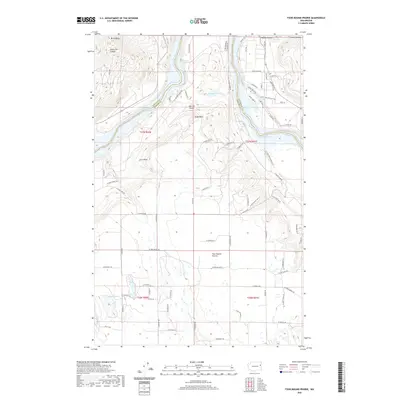 2020 Map of Four Mound Prairie, 2020 Print
