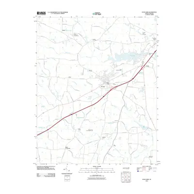 2010 Map of Four Oaks, 2010 Print