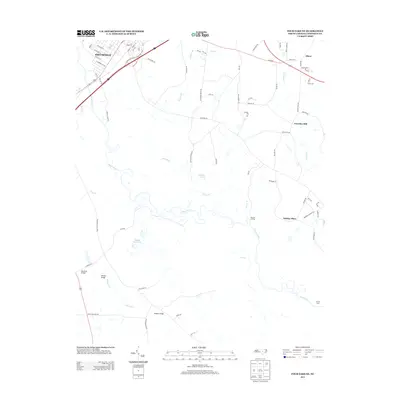 2013 Map of Four Oaks NE, 2013 Print