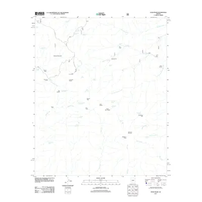 2011 Map of Four Peaks, 2011 Print