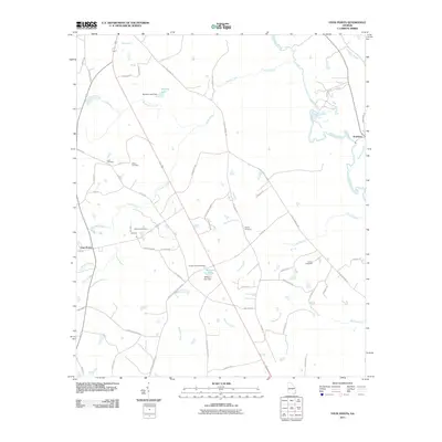 2011 Map of Four Points, 2011 Print