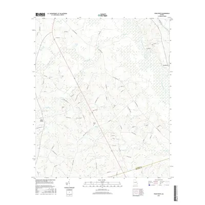 2017 Map of Four Points, 2017 Print