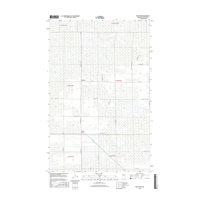 2016 Map of Four Town, 2016 Print