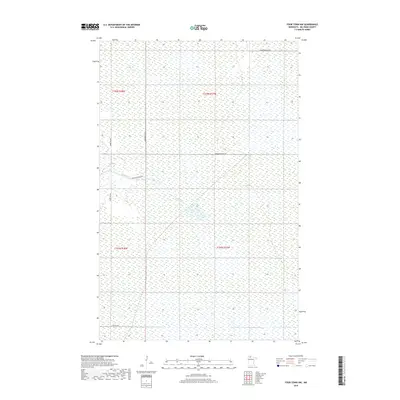 2019 Map of Four Town NW, 2019 Print