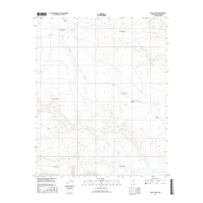 2017 Map of Four V Ranch, 2017 Print