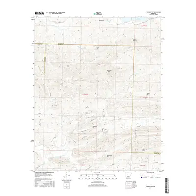 2017 Map of Fourche SW, 2017 Print