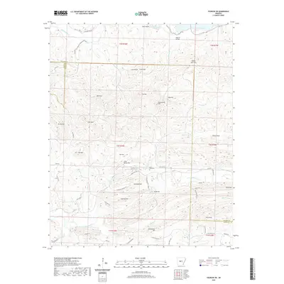 2020 Map of Fourche SW, 2020 Print