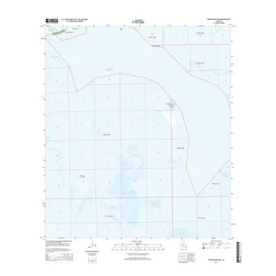 2015 Map of Fourleague Bay, 2015 Print