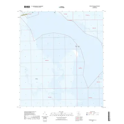 2018 Map of Fourleague Bay, 2018 Print