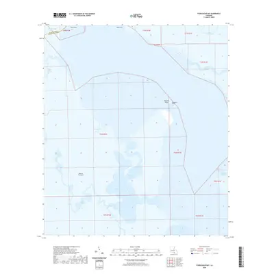2020 Map of Fourleague Bay, 2020 Print