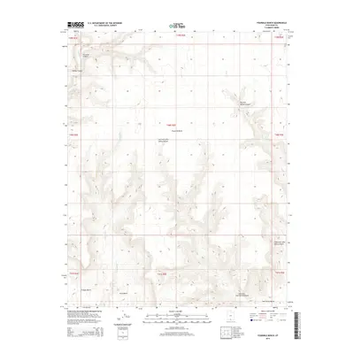 2014 Map of Fourmile Bench, 2014 Print