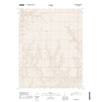 2023 Map of Fourmile Bench, 2023 Print