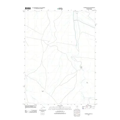 2012 Map of Fourmile Butte, 2012 Print