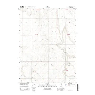 2014 Map of Fourmile Butte, 2014 Print