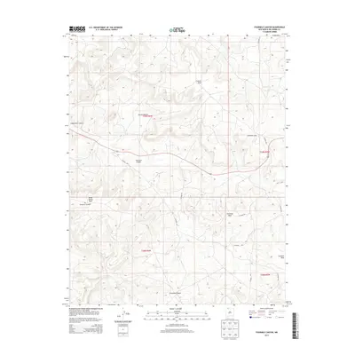 2013 Map of Fourmile Canyon, 2013 Print