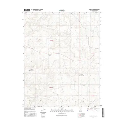 2017 Map of Fourmile Canyon, 2017 Print