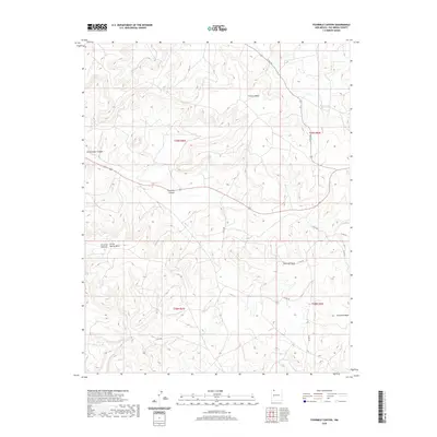 2020 Map of Fourmile Canyon, 2020 Print