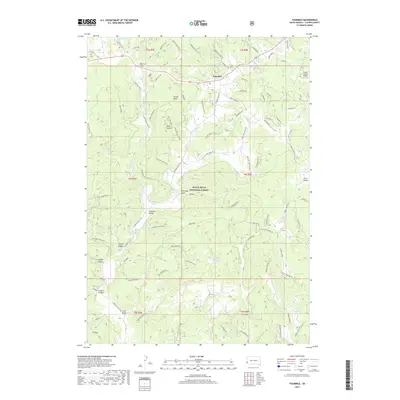 2017 Map of Fourmile, 2017 Print