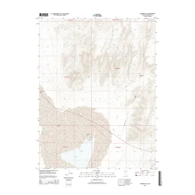 2014 Map of Fourmile Flat, 2014 Print