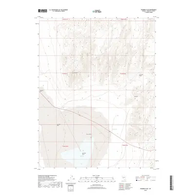 2018 Map of Fourmile Flat, 2018 Print
