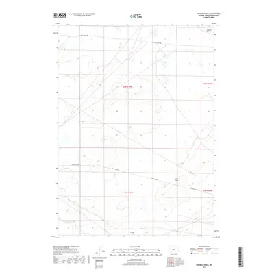 2017 Map of Fourmile Knoll, 2017 Print