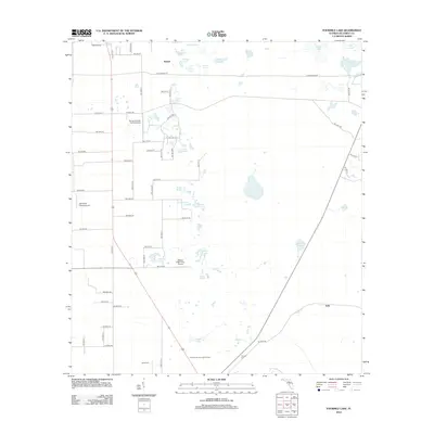 2012 Map of Fourmile Lake, 2012 Print