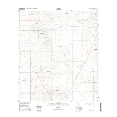 2015 Map of Fourmile Lake, 2015 Print