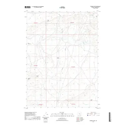 2017 Map of Fourmile Point, 2017 Print