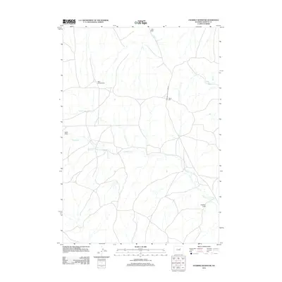 2012 Map of Fourmile Reservoir, 2012 Print