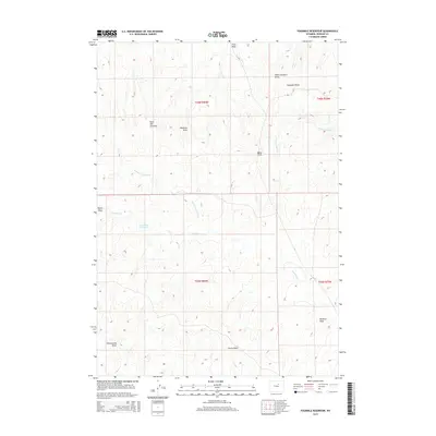 2015 Map of Fourmile Reservoir, 2015 Print