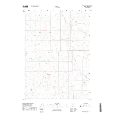 2017 Map of Fourmile Reservoir, 2017 Print