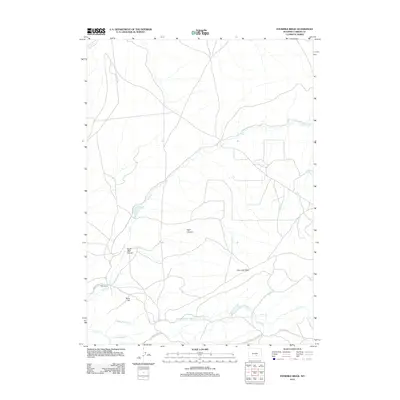 2012 Map of Fourmile Ridge, 2012 Print