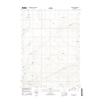 2015 Map of Fourmile Ridge, 2015 Print