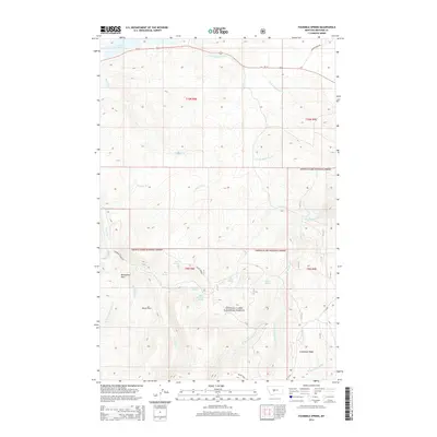 2014 Map of Fourmile Spring, 2014 Print