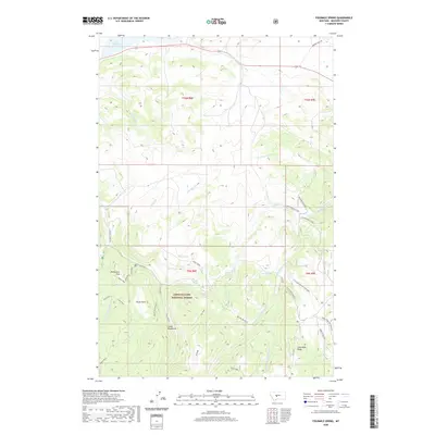 2020 Map of Fourmile Spring, 2020 Print