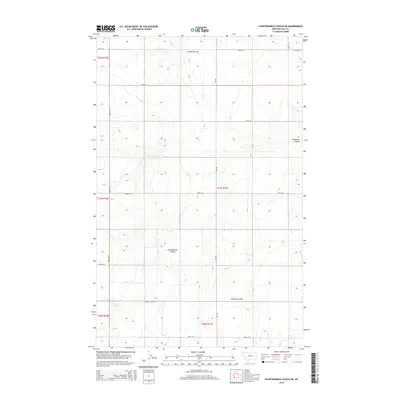 2014 Map of Fourteenmile Coulee NE, 2014 Print