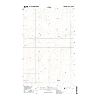 2017 Map of Fourteenmile Coulee NE, 2017 Print