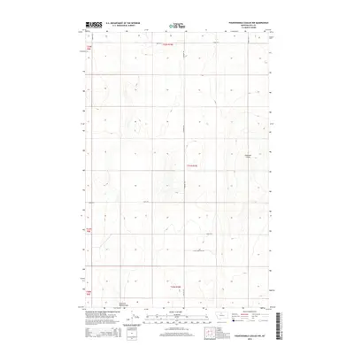 2014 Map of Fourteenmile Coulee NW, 2014 Print