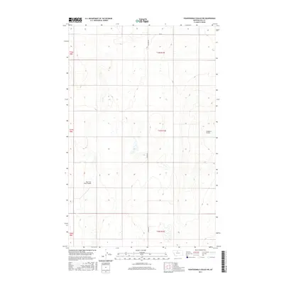 2017 Map of Fourteenmile Coulee NW, 2017 Print