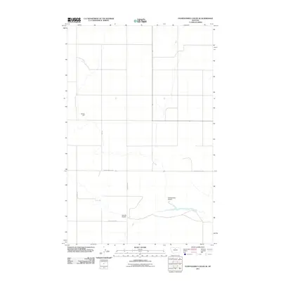 2011 Map of Fourteenmile Coulee SE, 2011 Print