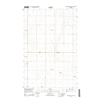 2014 Map of Fourteenmile Coulee SE, 2014 Print
