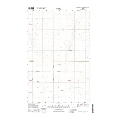 2017 Map of Fourteenmile Coulee SE, 2017 Print