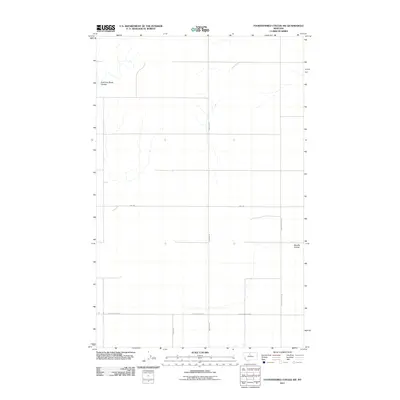 2011 Map of Fourteenmile Coulee SW, 2011 Print