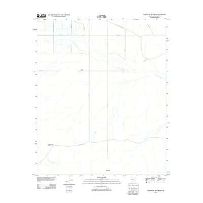 2011 Map of Fourth of July Butte, 2011 Print