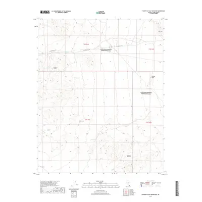 2018 Map of Fourth of July Mountain, 2018 Print