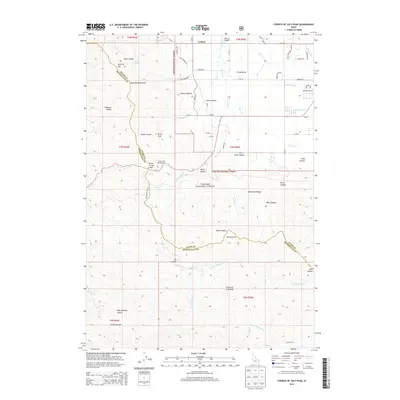 2013 Map of Fourth of July Peak, 2013 Print