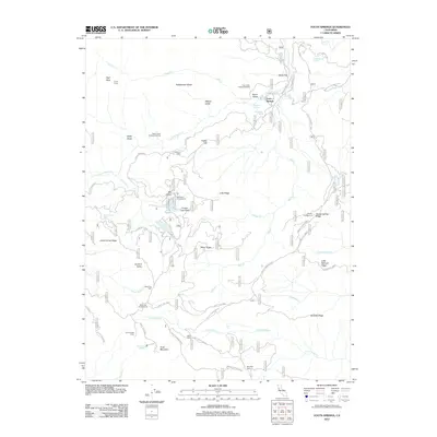 2012 Map of Fouts Springs, 2012 Print