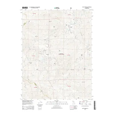 2015 Map of Fouts Springs, 2015 Print