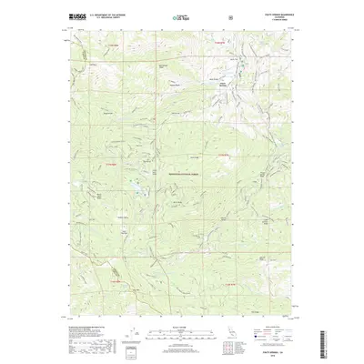 2018 Map of Fouts Springs, 2018 Print